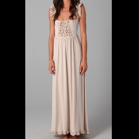 ODYLYNE Carrosaw Romantic Maxi Dress - Picture 1 of 10